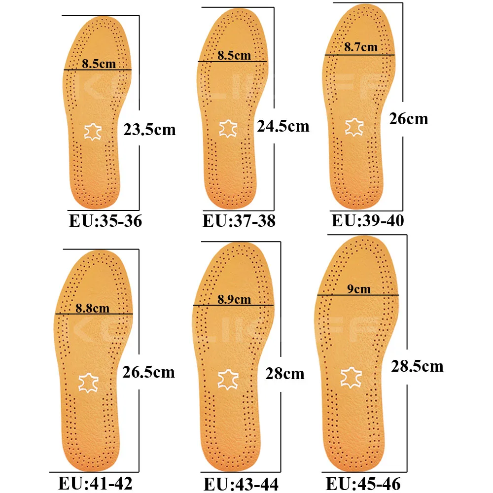3mm Ultra Thin Leather Insoles Breathable Deodorant Latex Instantly Absorb Sweat Replacement Inner Soles Shoes Insole Pad