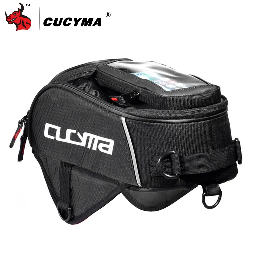 Мотоциклетная сумка CUCYMA на бак Многофункциональный чемодан универсальные мотоциклетные сумки для