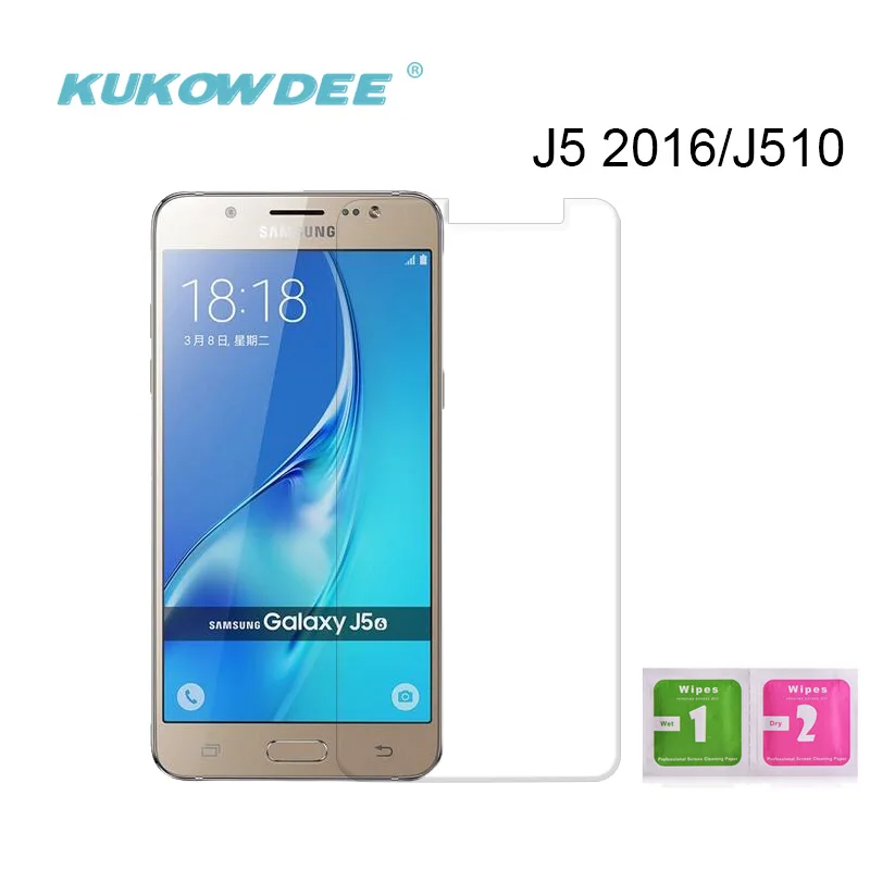 KUKOWDEE 2 шт. закаленное стекло для защиты экрана Samsung J1 J3 J5 2016 J7 2017 A3 A5 A7 защита лист из