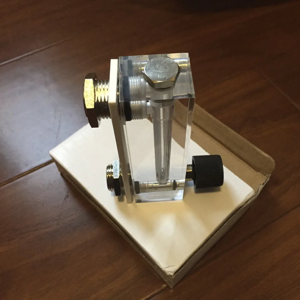LZT-6T (1-10 L/min ) Square Panel Type Gas Flowmeter Air Flow Meter rotameter  LZT6T Tools Flow Measuring