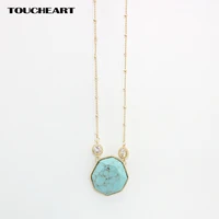 toucheart gold color sweater chain necklaces pendants necklace for women girls jewelry wholesale statement necklace sne160209
