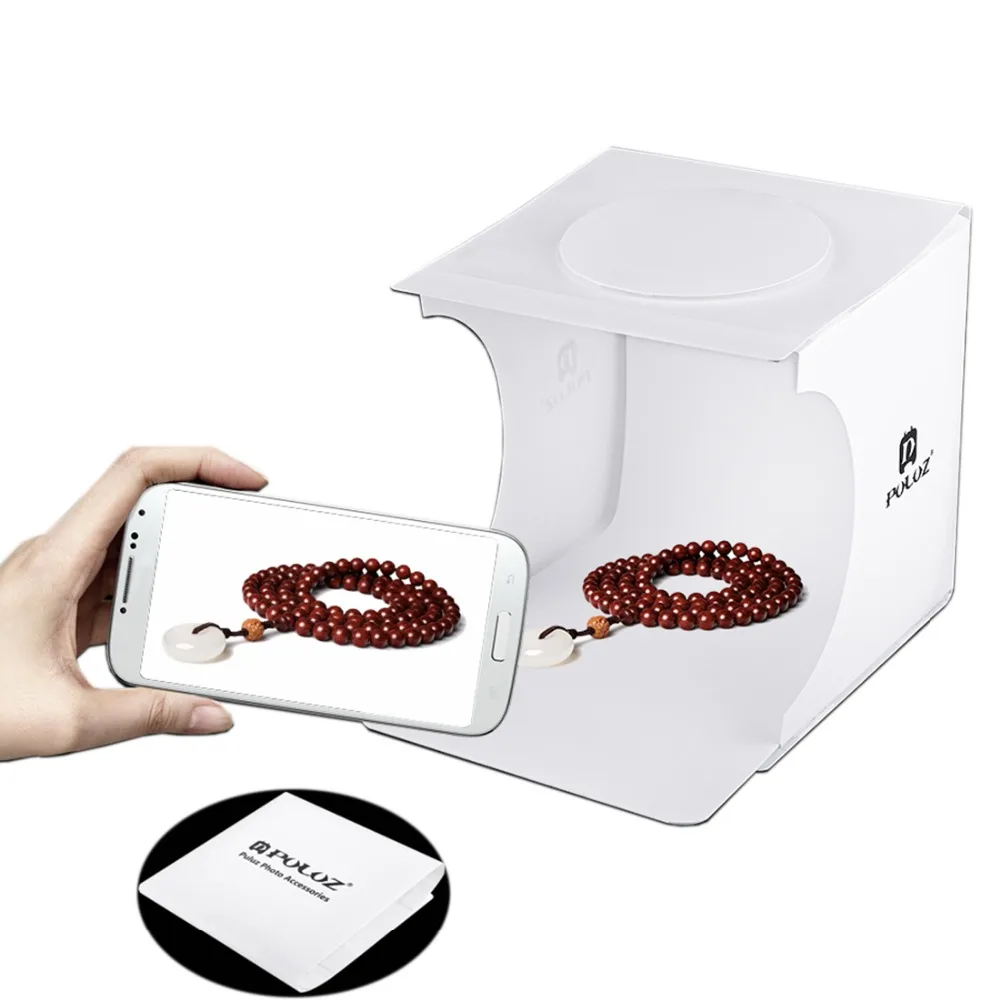 Новый мини настольный софтбокс для фотостудии с 2 светодиодными лампами панель +