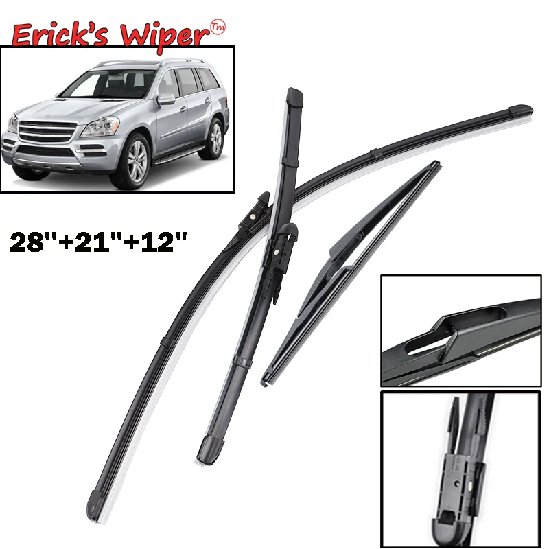 Набор щёток стеклоочистителя Erick's для Mercedes Benz GL-Class X164 2005-2012 28 + 21 12 дюймов |