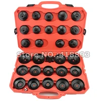 30pcs cup type oil filter wrench removal tool set cup socket tool kit