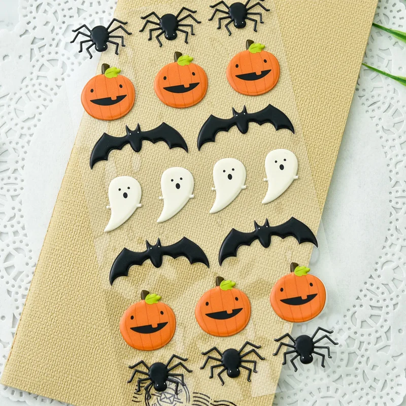 KSCRAFT Happy Halloween самоклеящиеся наклейки для Скрапбукинг/DIY ремесла/карты внесении