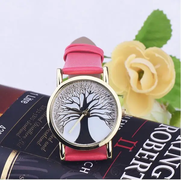 Модные часы Tree Of Life женские милые горячая Распродажа часов Роскошные Кварцевые