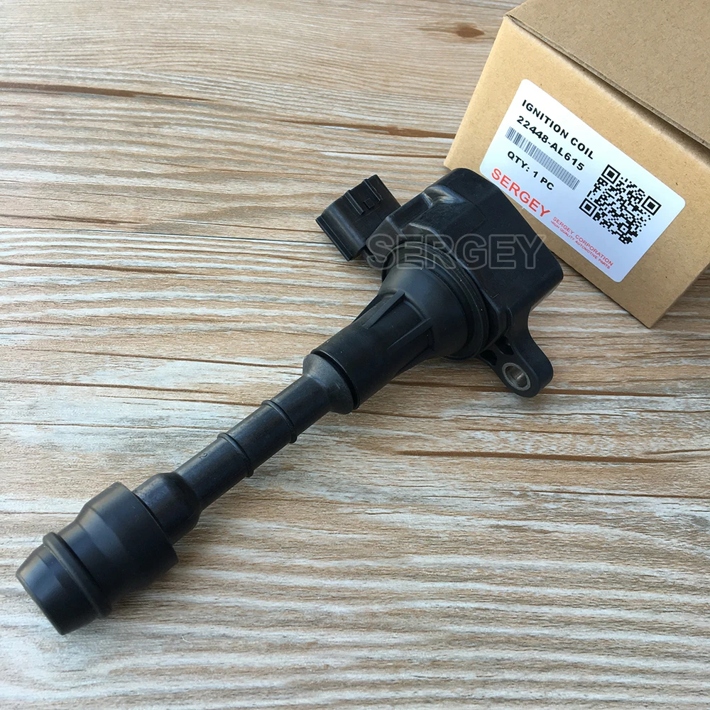 Оригинальное качество катушка зажигания для NISSAN 350Z INFINITI G35 M35 FX 35 03-06 22448-AL615 22448-AL61C 22448AL61C AIC-3103G
