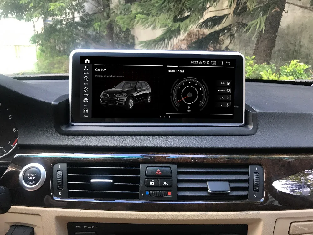 Автомобильный экран IPS 10 25 дюйма 8 ядер Android 11 6G + 128G для BMW E90 E91 E92 E93 2005-2012 GPS Navi Stereo WIFI