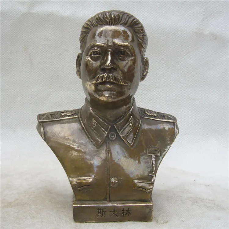 Бронзовая статуя Сталина высотой 17 см # топовая Коллекция советские