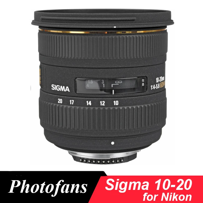 Широкоугольный Объектив Sigma 10 20 мм f/3 5 EX DC HSM для Nikon D3200 D3300 D3400 D5500 D5200 D5300 D5600 D90 D7100 D7200
