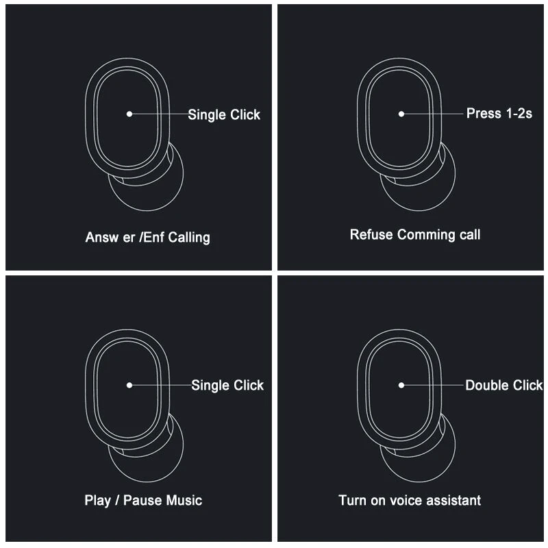 Xiaomi Redmi Airdots Xiaomi беспроводные наушники Голосовое управление гарнитура TWS Bluetooth 5,0 гарнитура Стерео шумоподавление управление краном