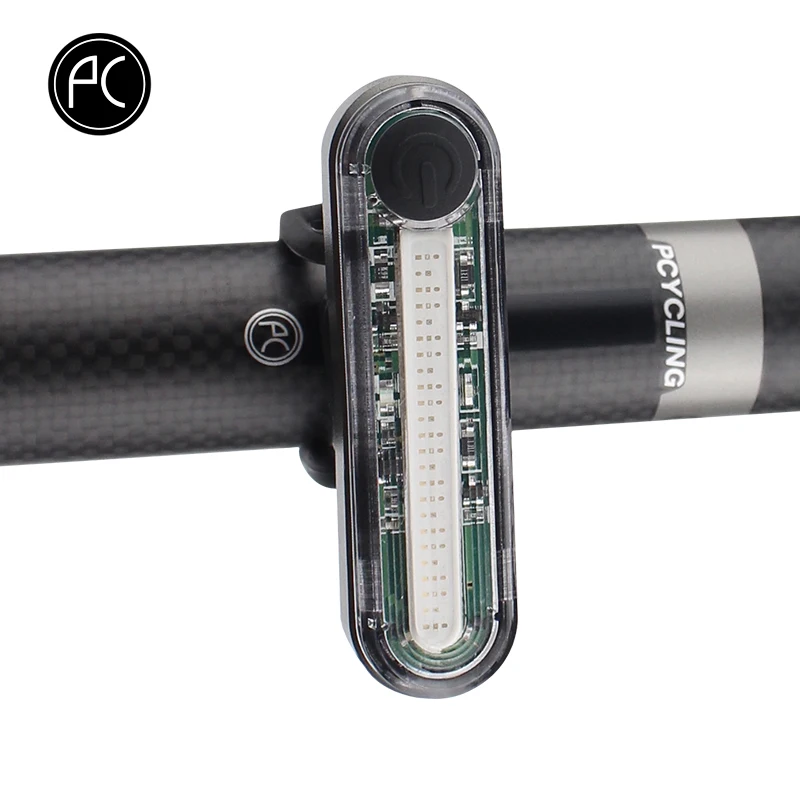 

PCycling Bicycle Light USB Rechargeable COB LED Waterproof Taillight Safety Bike Rear Light Warning Lamp Front Cycling Light