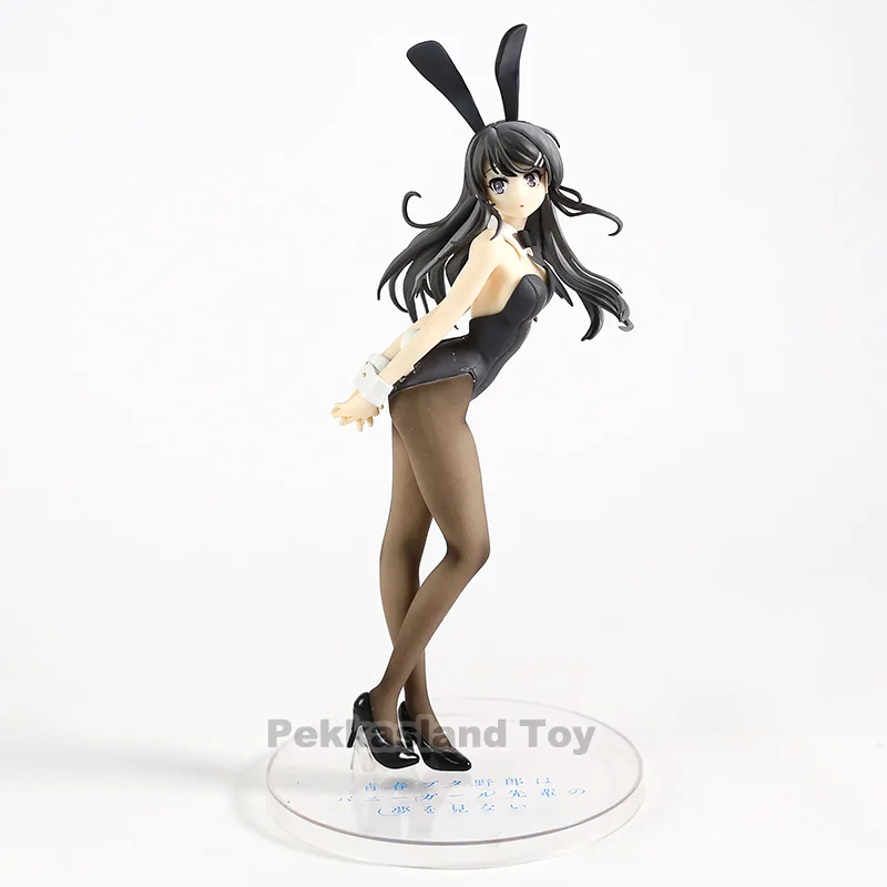 Аниме негодяй не мечтает зайчик девушка Senpai Sakurajima Mai ПВХ фигурка Коллекционная