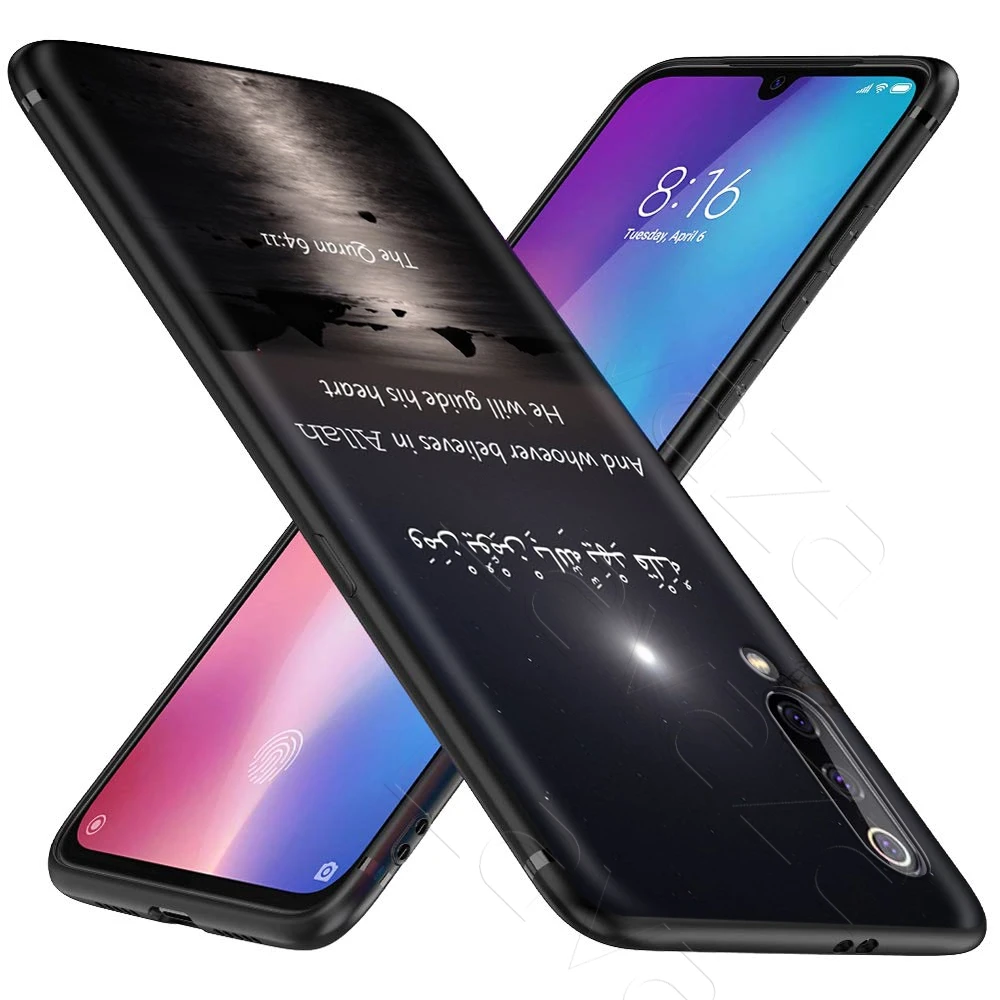 Мусульманский чехол с арабскими коранами для Xiaomi Redmi Note 8 Pro MI MAX 3 6 9 SE A1 A2 A3 10 Lite Plus 8A