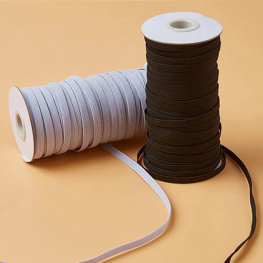 PPCrafts 3 5 6 8 10 12MM Black Grey Elastic Ribbon Transparent Webbing For Handwork Apparel Sewing &amp Fabric Edge Accessories | Дом и сад