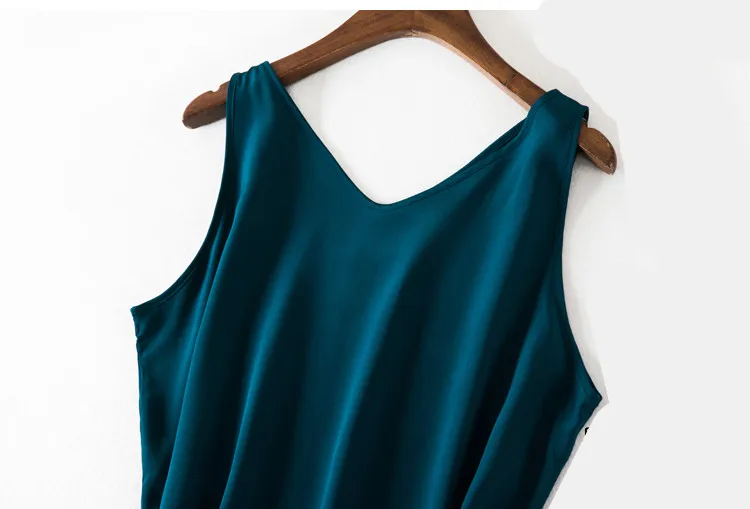 Женское винтажное платье из натурального шелка темно синее длинное Повседневное