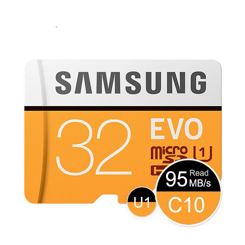 32GB SAMSUNG EVO емкостью 64 Гб U3 слот для карт памяти Class10 Micro SD TF/SD карты C10 R100MB/S MicroSD XC UHS-1 Поддержка 4 K UItra HD - Capacity: 32GB