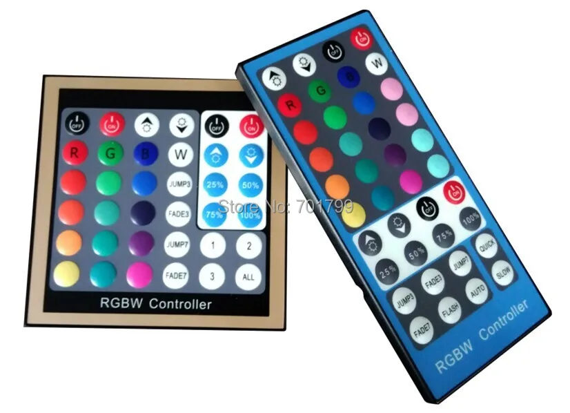 40key RF RGBW панель контроллера Φ вход 4A * 4CH выход|control watch|controller coverpanel |