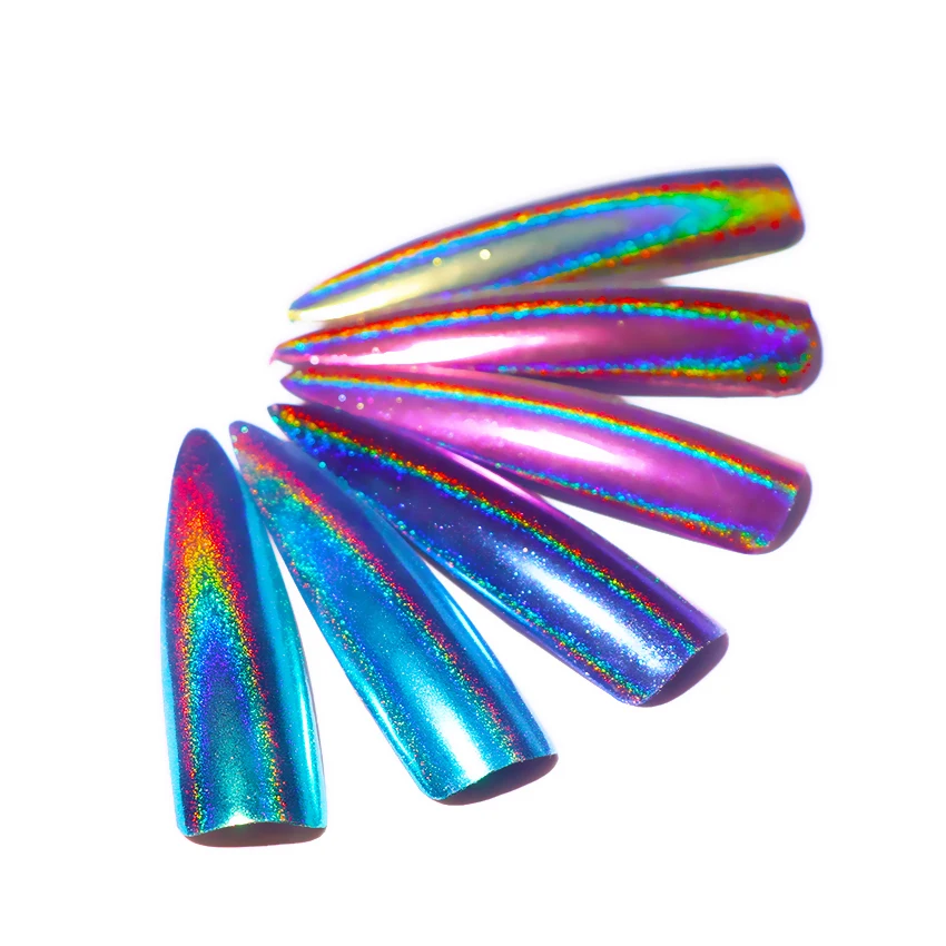 Голографические блестки павлина 0 2 г зеркальный блестящий холо-порошок лазерный