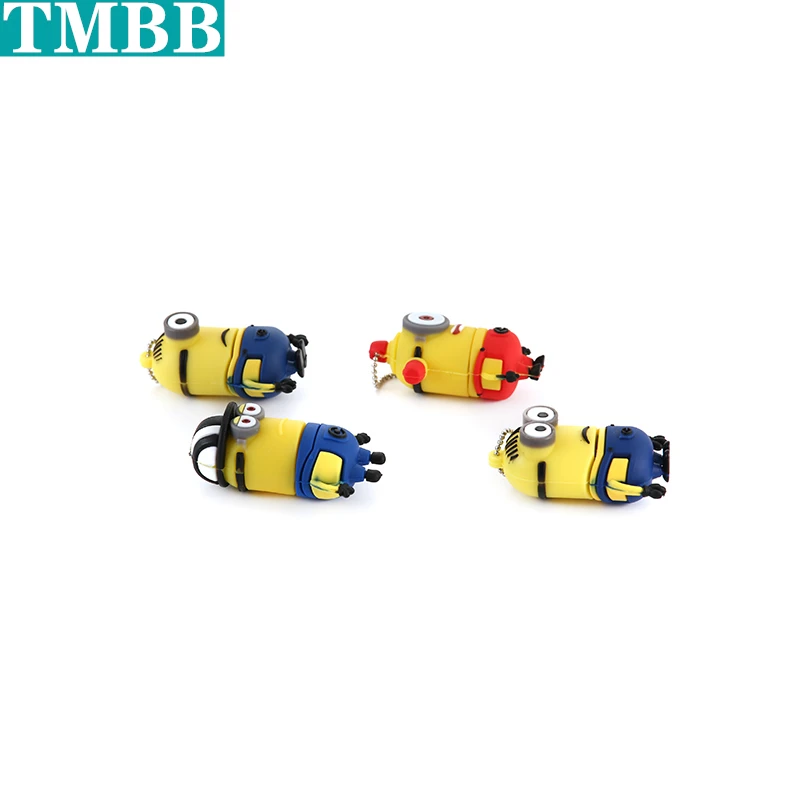 Карта памяти Миньоны, USB 2,0, 8 ГБ, 4 ГБ, 16 ГБ, 32 ГБ, 64 ГБ, 128 ГБ, 2 Гб, флеш-накопитель, Usb флеш-накопитель, Usb флешка, u-диск, карта памяти