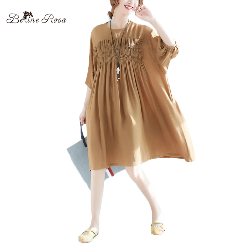 BelineRosa 2018 женские летние платья повседневные простой стиль женская одежда чистый