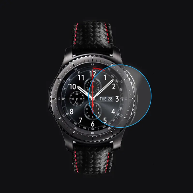 Закаленное стекло для часов Gear S3 Classic/ Frontier защитная пленка из углеродного