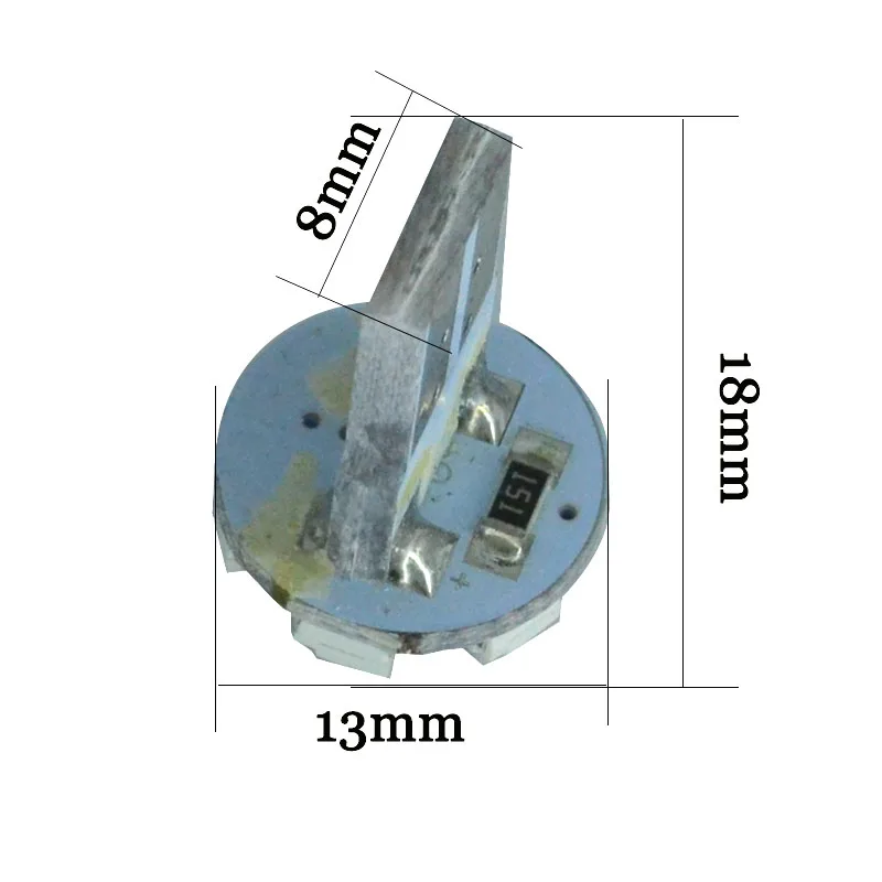 100 шт. T10 6 SMD 1210 LED 6smd 3528 194 168 192 W5W PCB Автомобильный номерной знак свет интерьер Авто