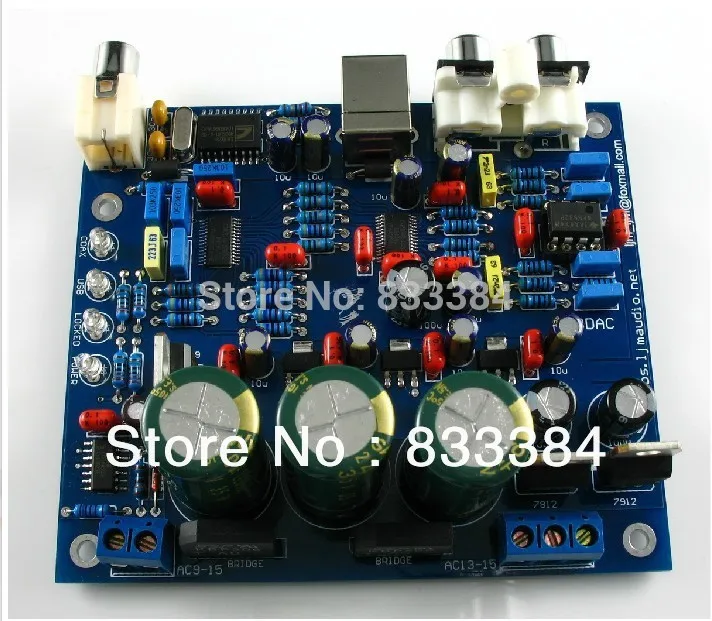 LJM USB DAC Kit CS8416 + CS4398 сборная плата и тестирование|dac audio|dac usbdac stereo |