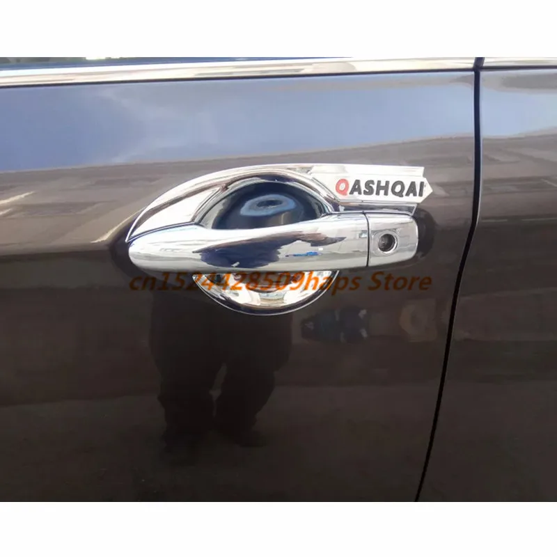 Для Nissan Qashqai J11 хромированная крышка для ручки/ABS крышка для дверных чаш Накладка аксессуары для стайлинга автомобилей