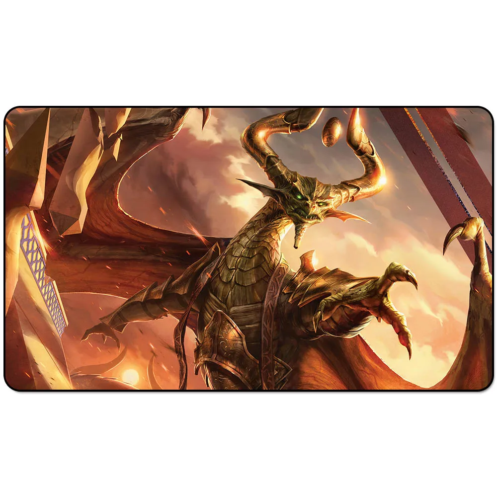 Белый Волшебная торговая доска коврик для игр: NICOL BOLAS, Бог-Фараон искусство игровые коврики доска игровой коврик 60 см x 35 см(2" x 14") Размер - Цвет: Белый