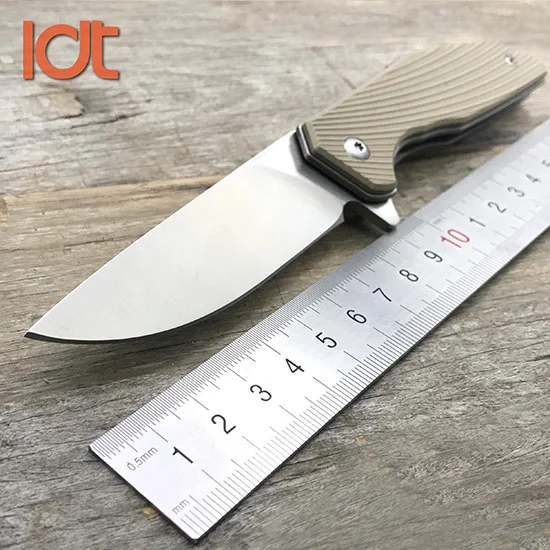 Kahaki G10 handle LDT воздушный складной нож D2 лезвие G10 ручка охотничьи походные ножи для выживания Открытый карманный тактический военный нож EDC инструменты - Цвет: Kahaki G10 handle
