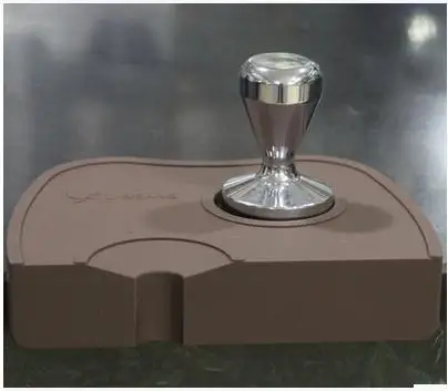 Черный/коричневый угловой коврик FeiC/коврик для темпера кофе Противоскользящий