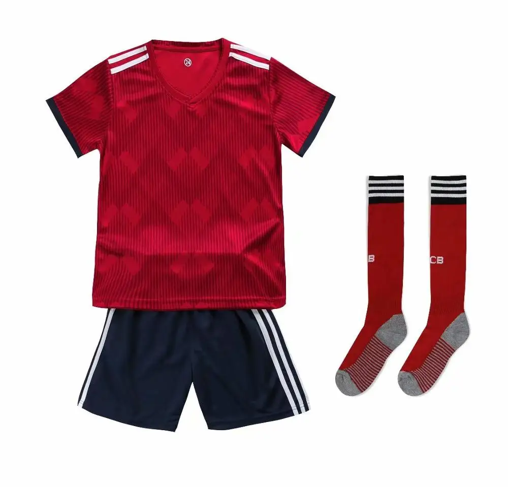 kids sets Комплекты для детей; Футбольная форма для мальчиков и девочек; спортивные костюмы для детей; молодежные тренировочные костюмы; комплект с носками с принтом под заказ - Цвет: kids sets