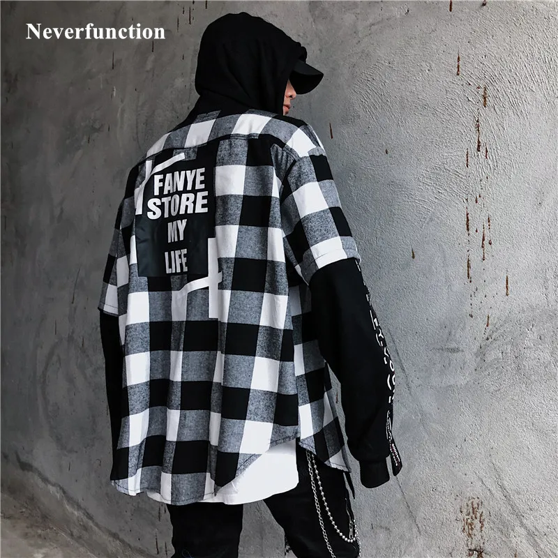 Новые мужские корейские свободные рубашки с длинным рукавом и капюшоном в стиле