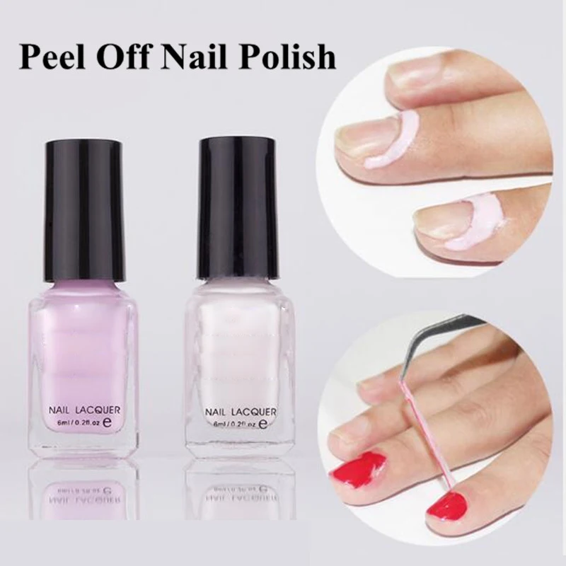 Жидкая Латексная лента для дизайна ногтей 2 цвета 6 мл|Лак ногтей| |