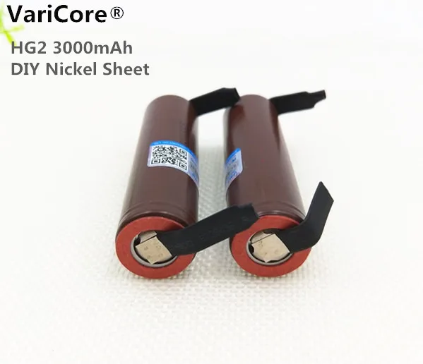 VariCore 4 шт. оригинальный HG2 18650 3000 мАч перезаряжаемый аккумулятор для электронных