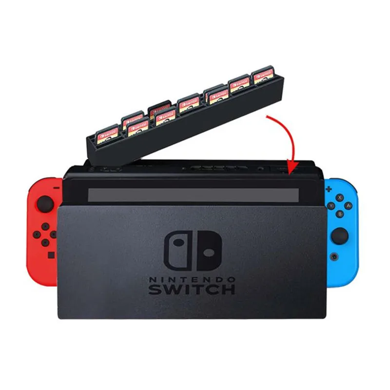 Док-станция для Nintendo Switch 28 слотов игровых карт | Электроника