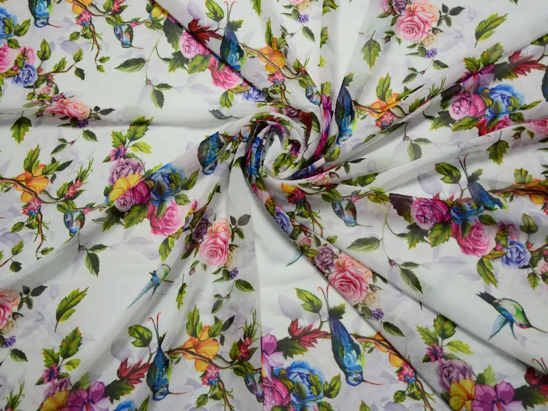 

New coming african digital printed chiffon fabric 5 yards per lot hot selling nigerian chiffon fabric for party CHF-001