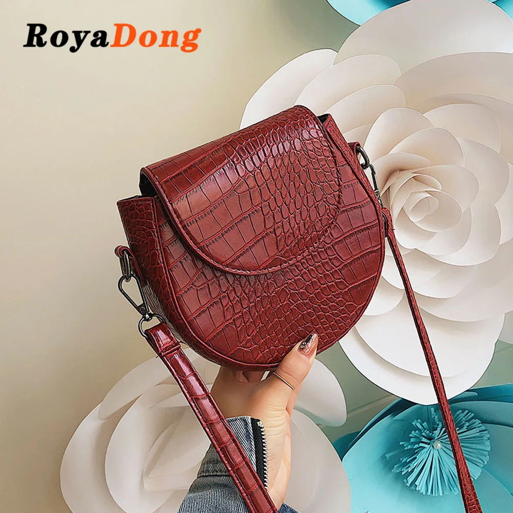 RoyaDong Круглые Женские сумки-мессенджеры змеиная мини-посылка для девочек круговые сумки через плечо женский дизайн роскошный пакет