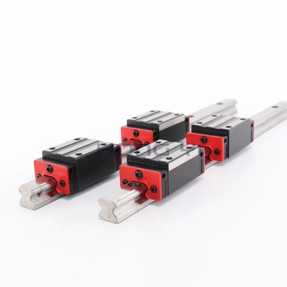 Линейный направляющий рельсовый блок HGH15CA HGW15CC HGH20CA HGH25CA HGH30CA линейный блок каретки HGR15 для ЧПУ частей