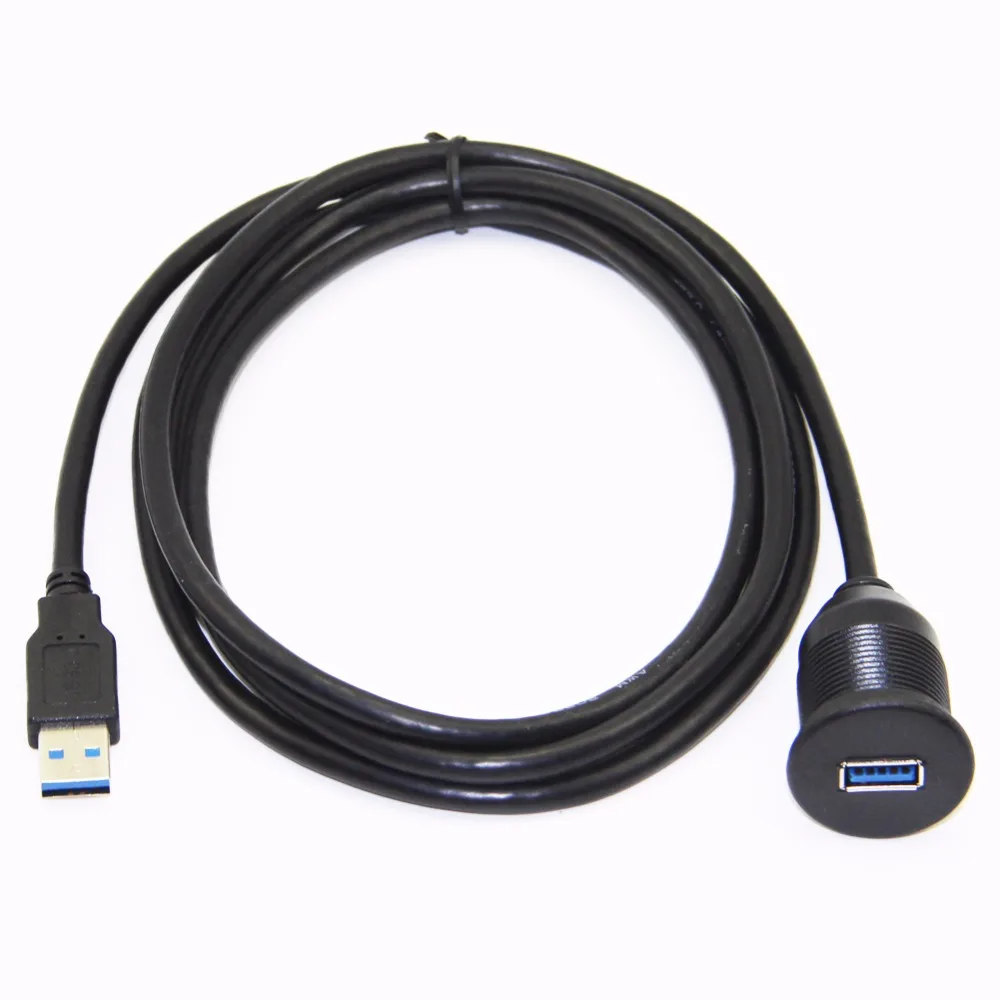 Bochara USB 3 0 &quotпапа&quot в &quotМама&quot Женский удлинитель с панель скрытого монтажа для