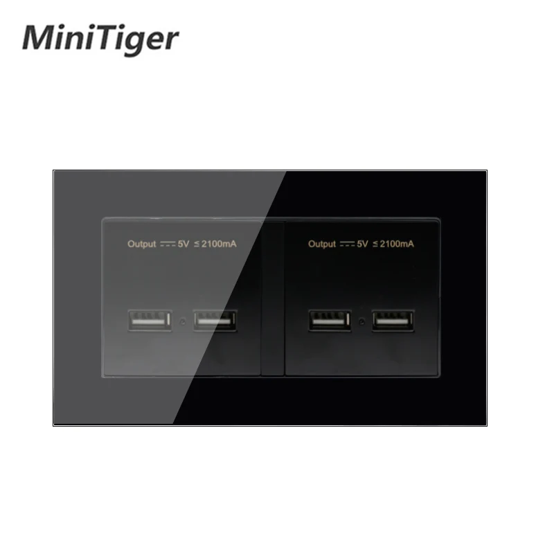Minitiger розетка 4 USB умная Индукционная зарядка порт для мобильного телефона 5V 4.2A