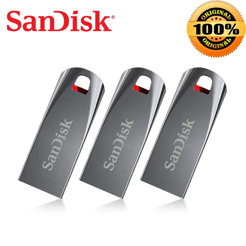 SanDisk CZ71 флеш накопитель USB 2 0 64 ГБ 32 флэш 16 8 флешка водонепроницаемый