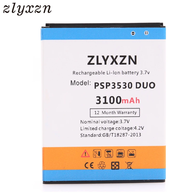 3100mAh psp 3530 Сменный аккумулятор для Prestigio Muze D3 E3 F3 DUO 3531 3532 A7 7530 DUO|Аккумуляторы