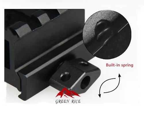 New Arrival Tactical 0.83&quot High Riser Mount With 3 slots For Hunting GR24-0091 | Спорт и развлечения