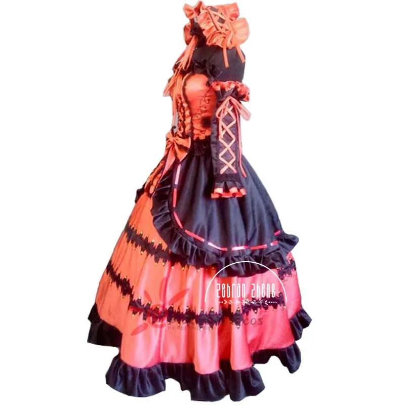 Новое поступление костюм для косплея токисаки Куруми длинное вечернее платье