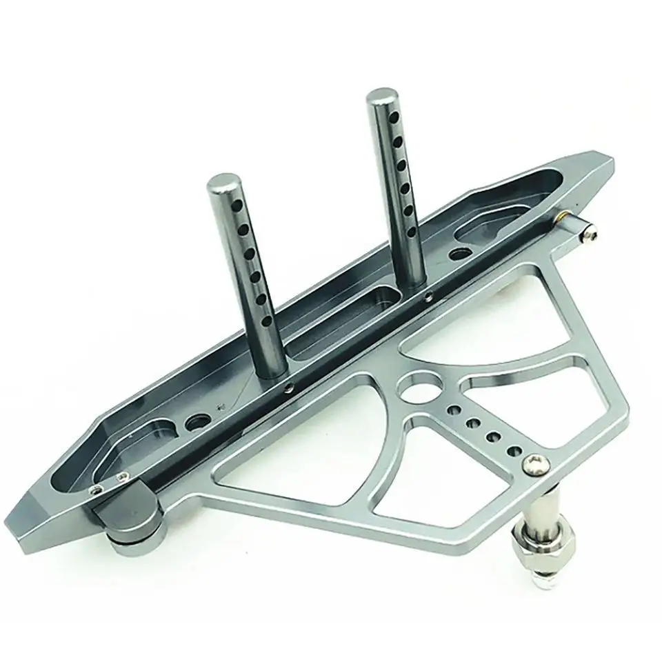 Металлический задний бампер 1/10 Rc с запасной рейкой для шин обновленные детали RC