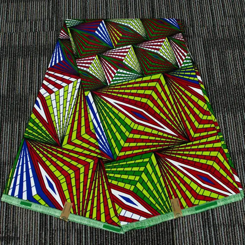 Волнистая желтая ткань tecido с принтом из чистого хлопка высокая хлопковая