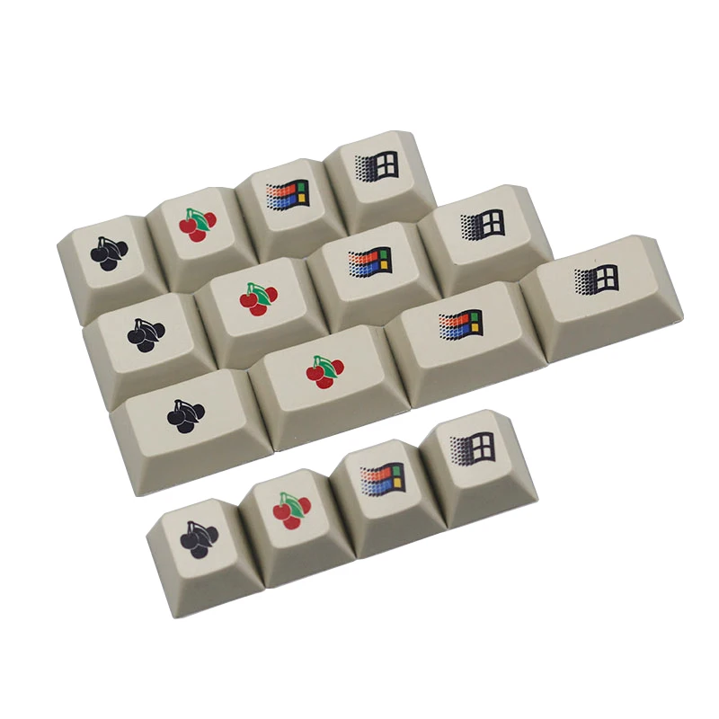 Kbdfans Новое поступление Enjoypbt Win95 логотип/с логотипом вишни краситель sub keycaps