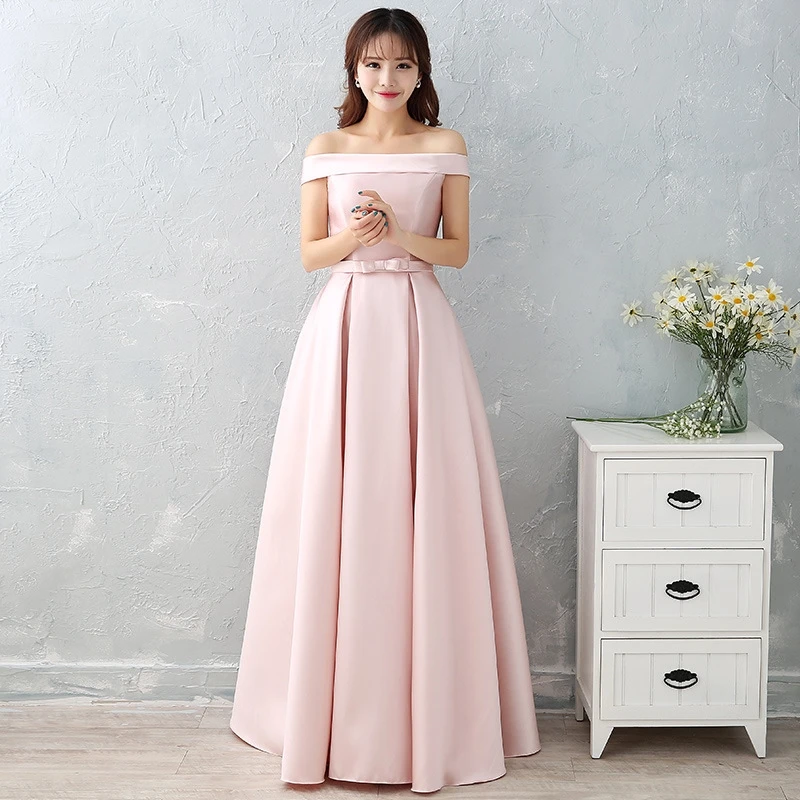 Серое платье подружки невесты 2019 для выпускного вечера Fiesta Vestido Soiree Femme без